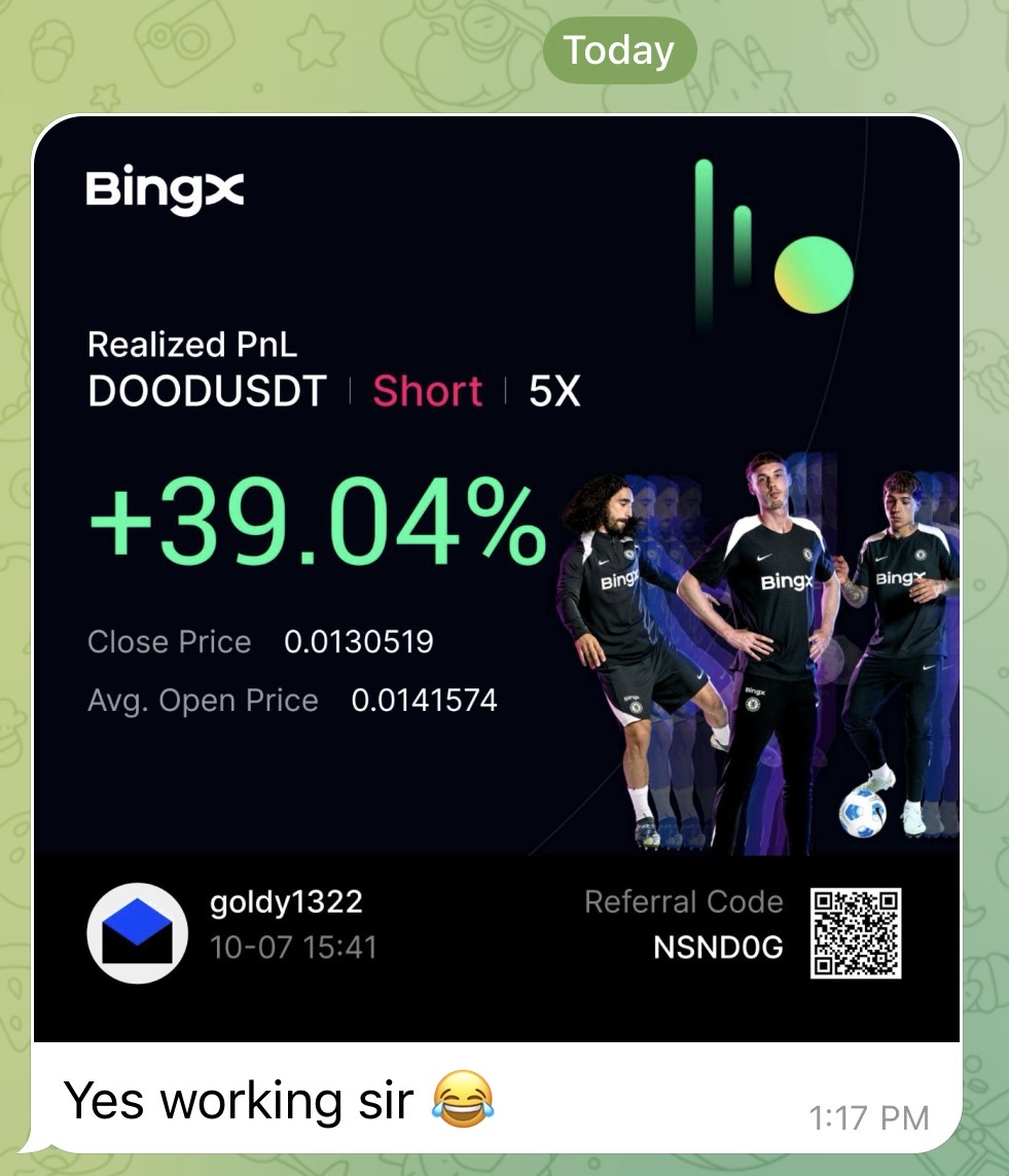 BingX user profit screenshot 27